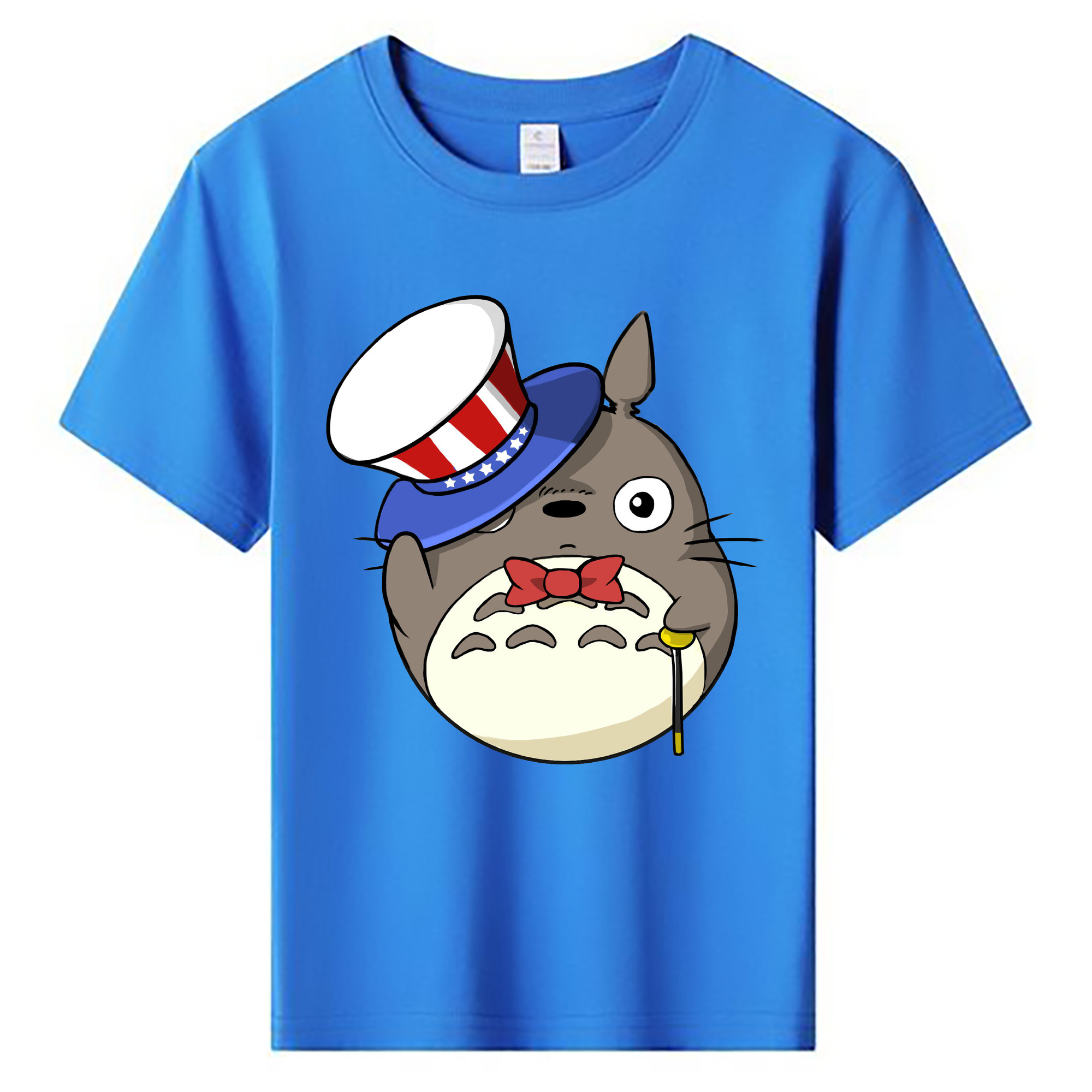 （画像用） となりのトトロ 草壁メイ 草壁サツキ My Neighbor Totoro Satsuki Kusakabe Mei Kusakabe 綿100％キッズTシャツ（フロントプリント）